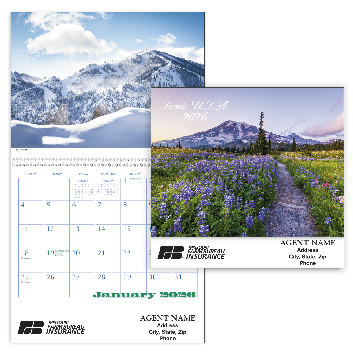 Scenic USA Wall Calendar Scenic USA Wall Calendar