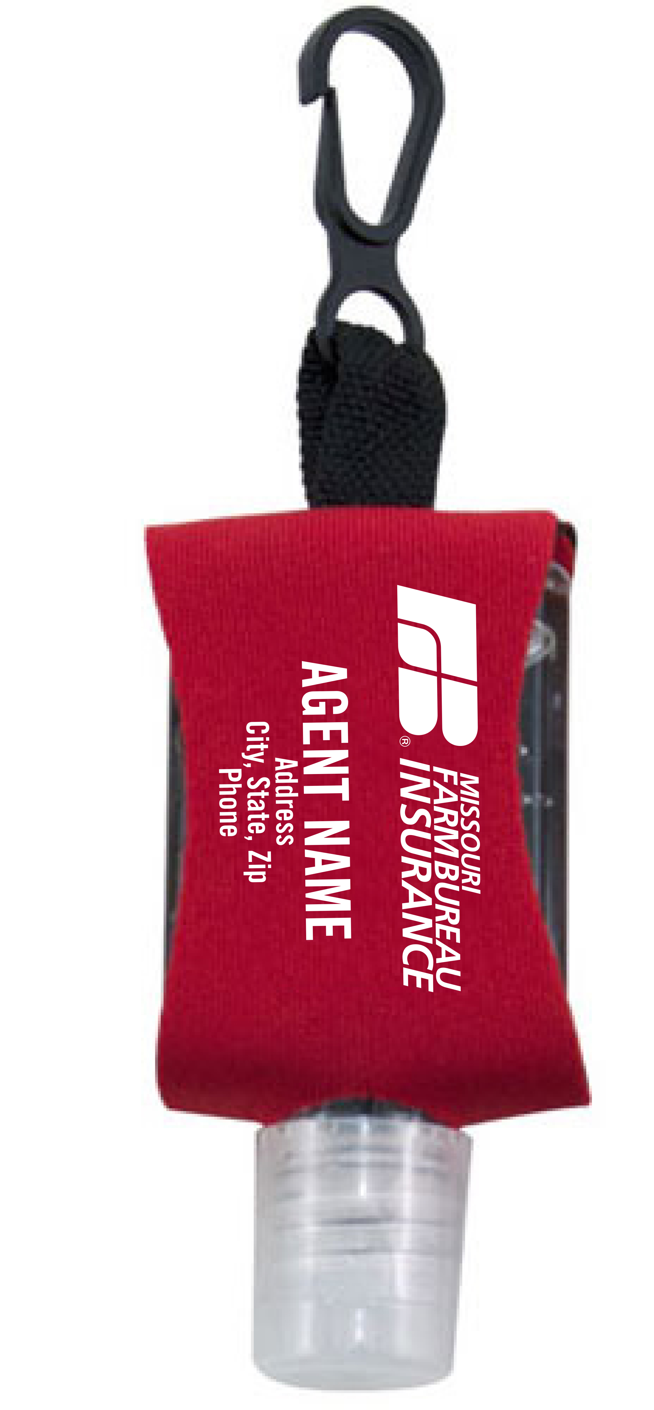 .5 oz sanitizer gel in Neoprene Case .5 oz sanitizer gel in Neoprene Case